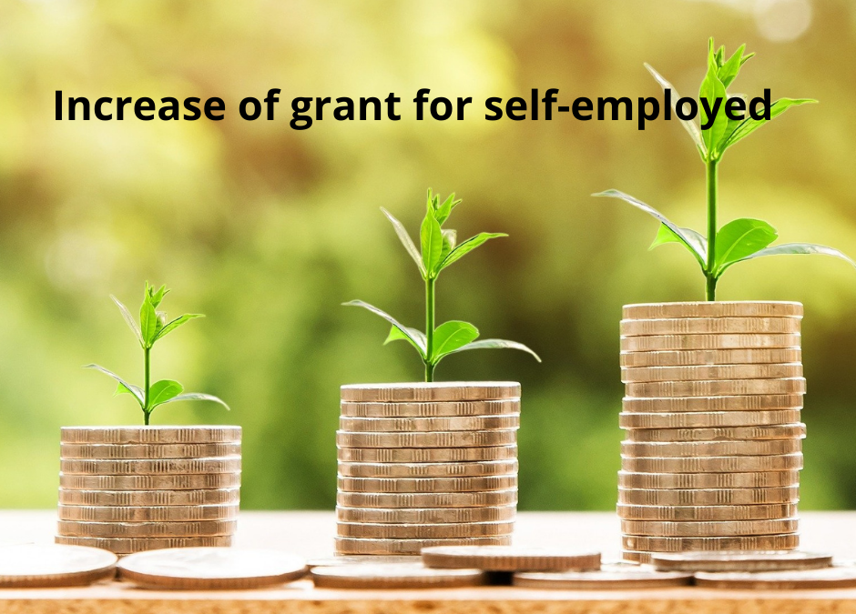 Grant increase for self-employed